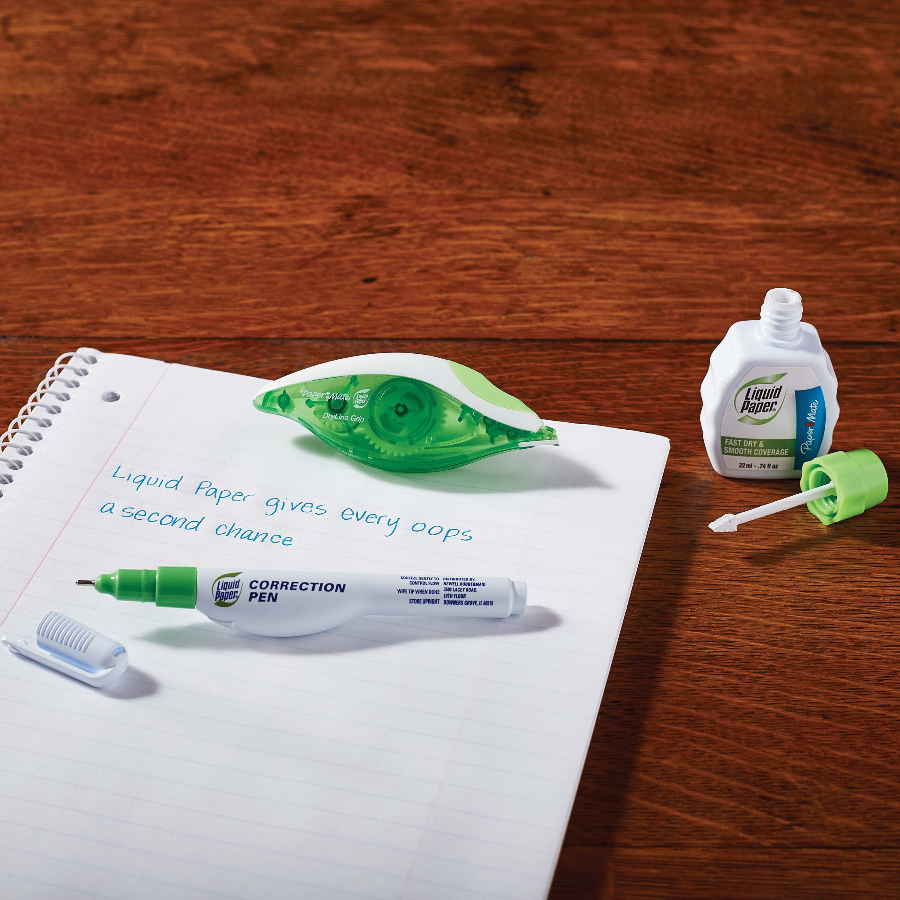Paper Mate Liquid Paper DryLine Grip Correction White Tape, 2 Count - Paper Mate - Nimbus Distributors - wholesale and distributors in United States Paper Mate Liquid Paper DryLine Grip Correction White Tape, 2 Count - Paper Mate - Nimbus Distributors - wholesale and distributors in United States